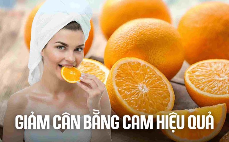 How to lose weight effectively with oranges. Graphics: Cao Thom