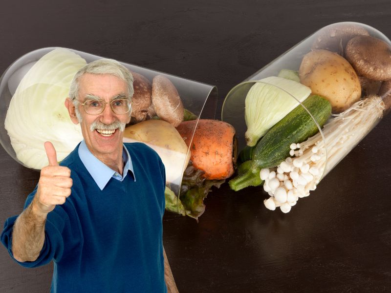Men aged 70 should supplement some foods that are good for bones. Graphics: Ha May