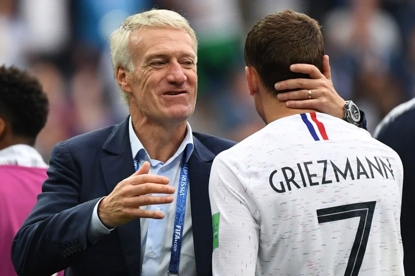 Antoine Griezmann co vai tro quan trong bac nhat tai doi tuyen Phap duoi trieu dai Didier Deschamps. Anh: AFP