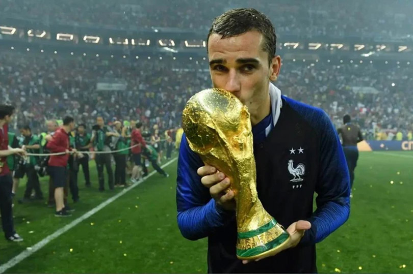 Antoine Griezmann gop cong lon trong hanh trinh vo dich World Cup 2018 cua doi tuyen Phap. Anh: AFP