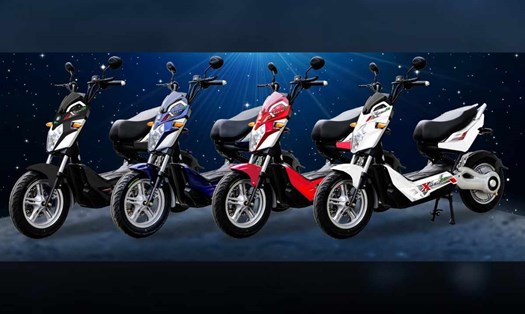 Xe máy điện thể thao, cá tính, đi được 80km sau 1 lần sạc đầy. Ảnh: Pega