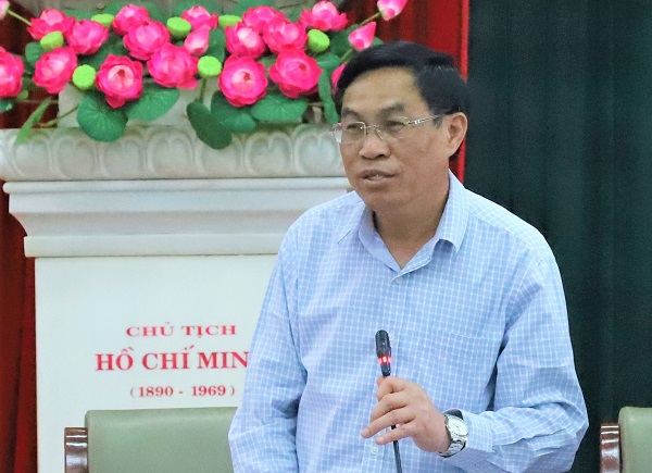 Ông Võ Ngọc Hiệp - Phó Chủ tịch UBND tỉnh Lâm Đồng xin tạm nghỉ công tác để điều trị chấn thương. Ảnh: Hoài Thanh 