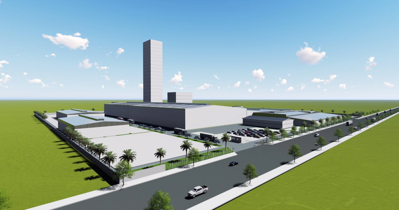 Perspective of the high-tech electric wire and cable factory project in Bat Xat district, Lao Cai. Photo: Dinh Dai