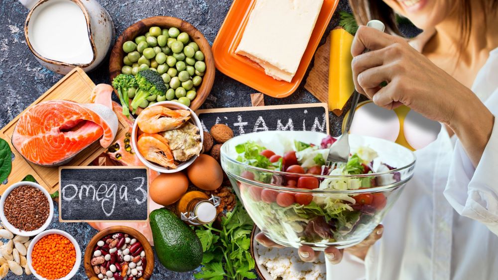 Nutrients that should be supplemented at age 40 to help prolong life include protein, vitamin D, calcium... Graphics: Thanh Thanh