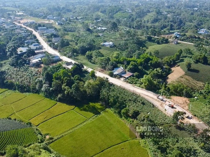 Tuyen duong Tien Hoi - Hoang Nong du kien hoan thanh trong nam 2024. Anh: Viet Bac.