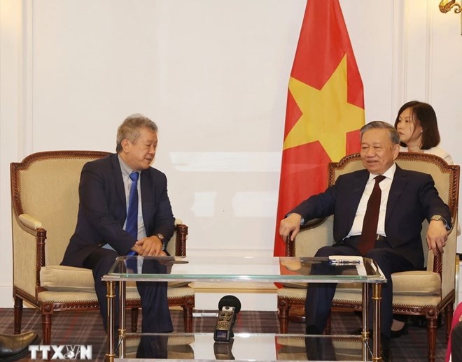Tổng Bí thư, Chủ tịch nước tiếp Chủ tịch Hội Hữu nghị Pháp - Việt Nam