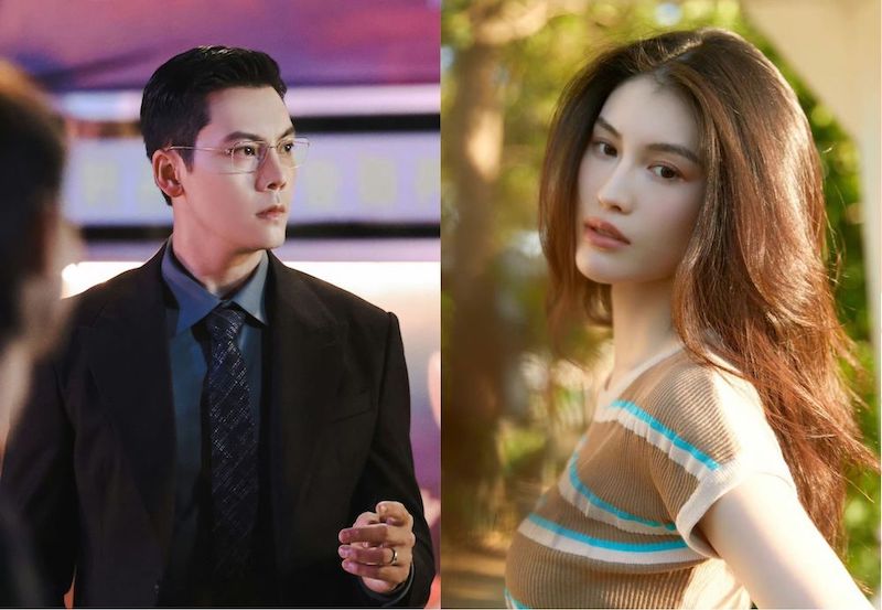 Trần Vỹ Đình và Hà Tuệ. Ảnh: Sohu