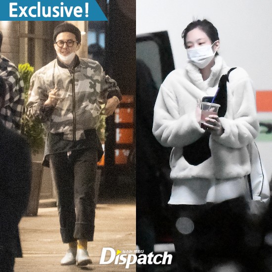 G-Dragon va Jennie bi Dispatch khui tin hen ho vao dau nam 2021. Anh: Dispatch