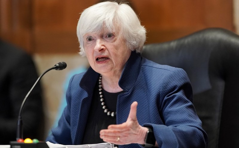 Bộ trưởng Tài chính Mỹ Janet Yellen. Ảnh: Xinhua