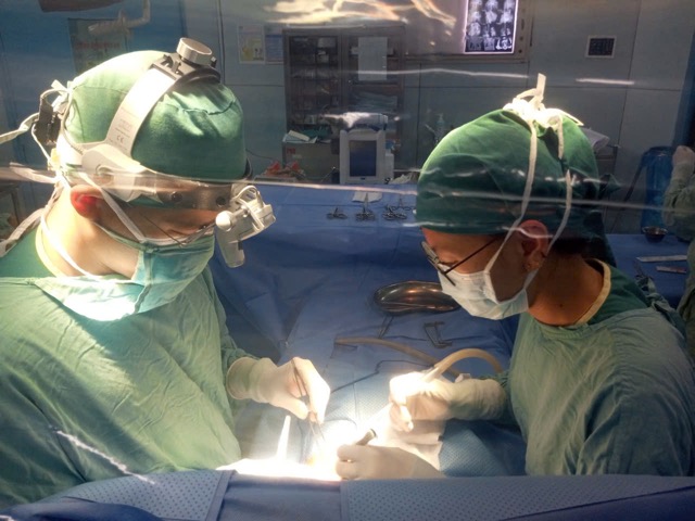 The child had heart surgery and blood vessel repair. Photo: BVCC