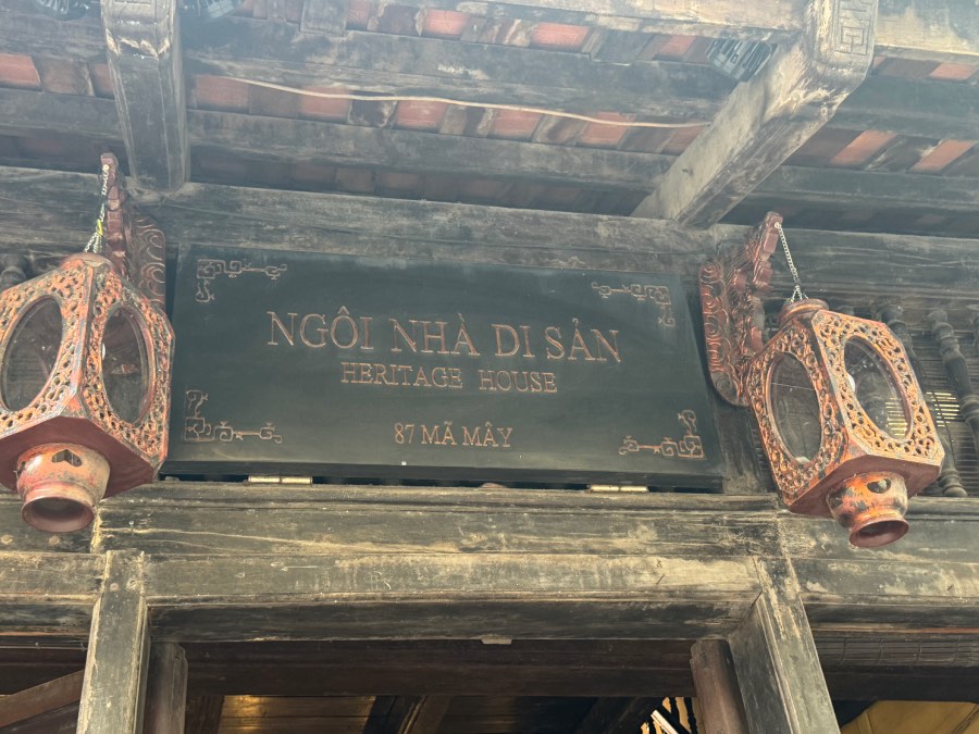 National Heritage House 87 Ma May. Photo: Phuong Anh