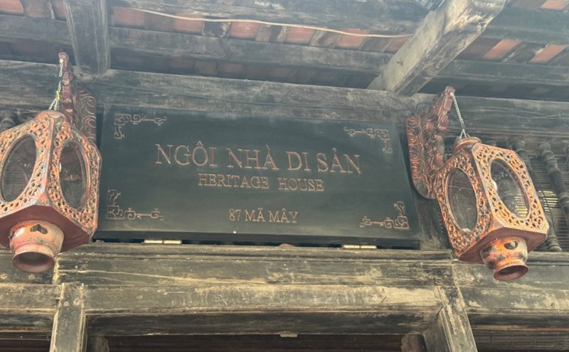 National Heritage House 87 Ma May. Photo: Phuong Anh