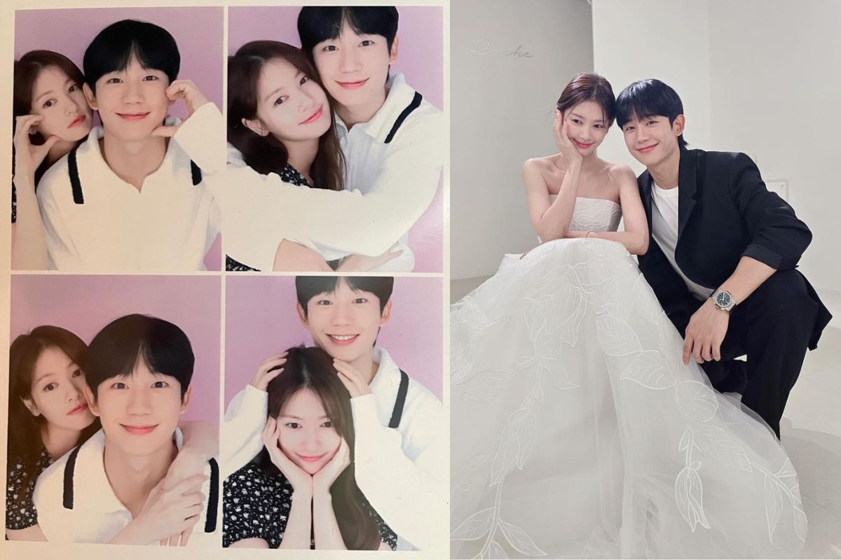 Jung So Min dang nhieu anh hau truong than thiet voi Jung Hae In. Anh: Instagram