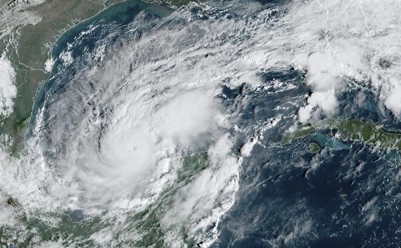 Satellite image of Hurricane Milton approaching Tampa Bay. Photo: NOAA