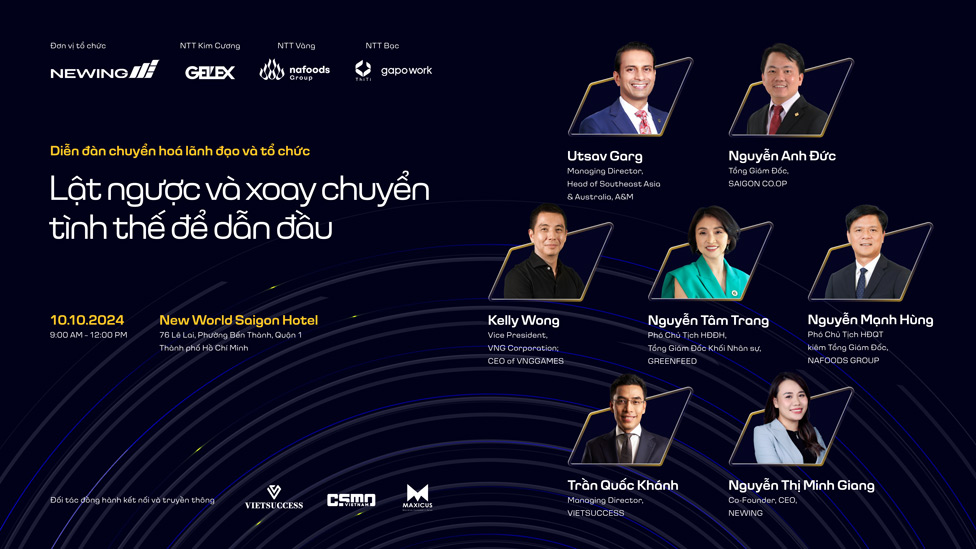 The event aims to share practical methods and lessons from leaders and CEOs from leading corporations and businesses in Vietnam and the world. Photo: DN provided