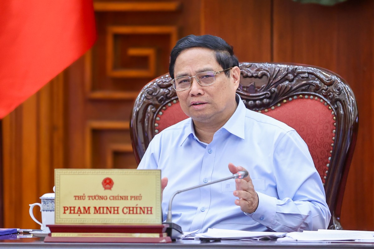 Prime Minister Pham Minh Chinh criticized ministries, central and local agencies for disbursing public investment capital below average. Photo: Nhat Bac