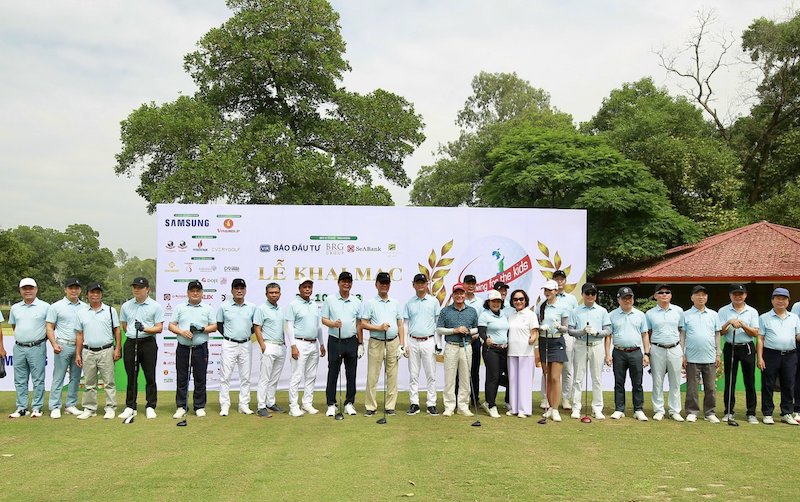 The "For Vietnamese Children" golf tournament will take place on October 12. Photo: Organizing Committee