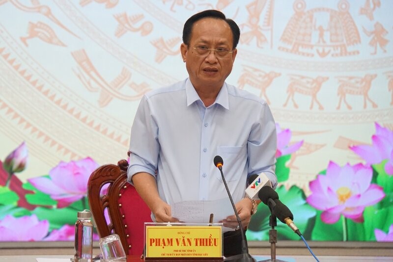 Chủ tịch UBND tỉnh Bạc Liêu Phạm Văn Thiều không đồng ý để Công ty TNHH MTV XSKT Bạc Liêu đi du lịch nước ngoài từ đầu năm 2024. Ảnh: Nhật Hồ