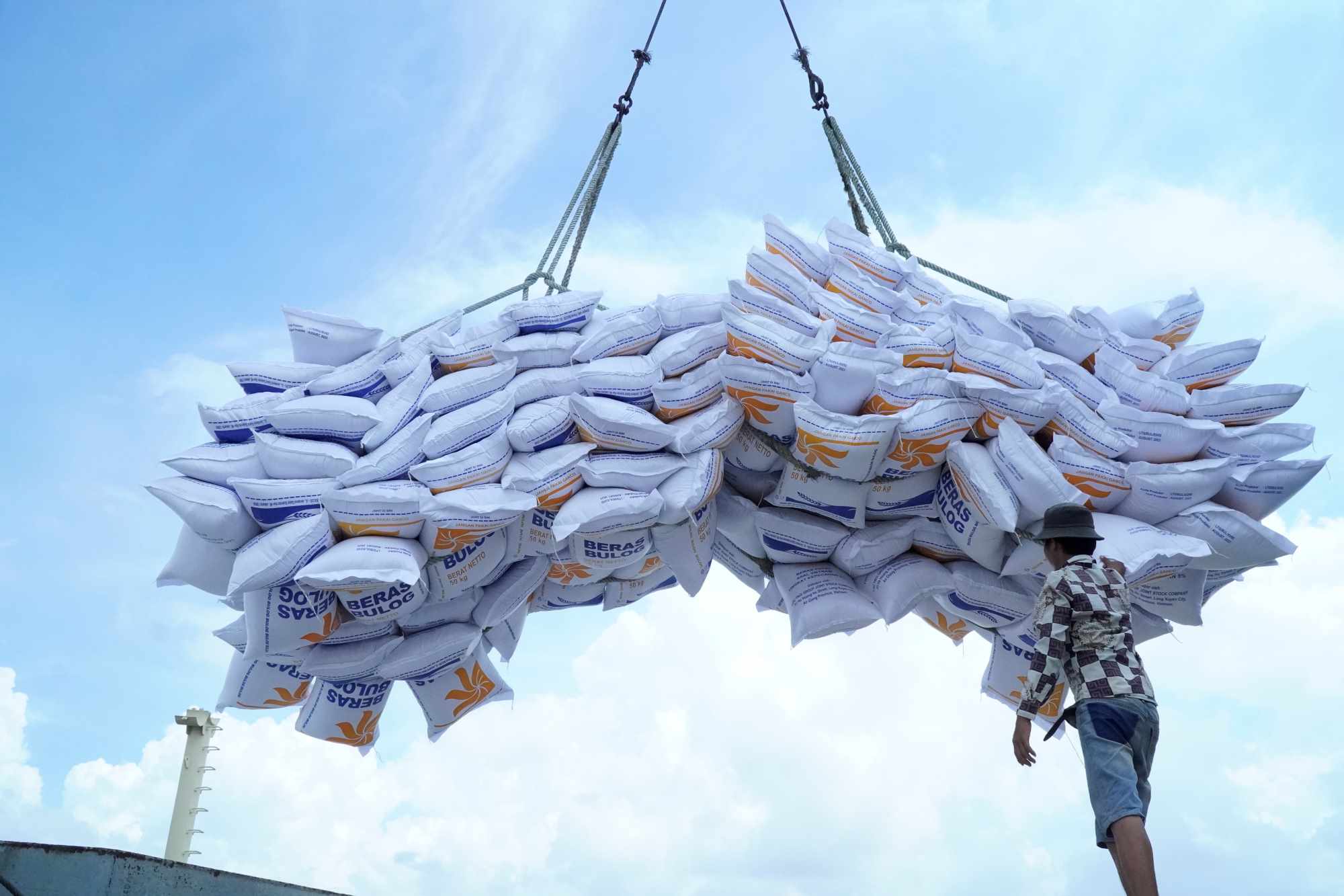 Vietnamese rice exported to countries around the world. Photo: Ngoc Le