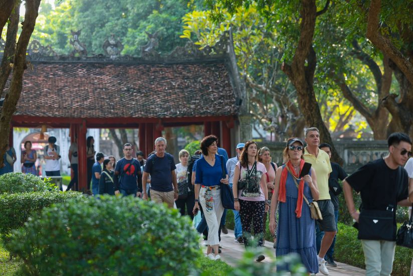 Hà Nội là điểm dừng chân không thể bỏ qua đối với khách quốc tế.  Ảnh: Hải nguyễn