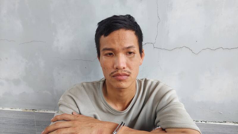 The suspect was arrested 20 minutes after committing the crime. Photo: Police provided.