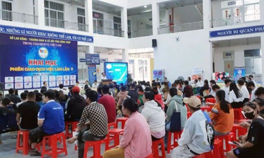 Trung tâm Dịch vụ việc làm tỉnh Đồng Tháp đã giải quyết việc làm cho nhiều lao động trên địa bàn tỉnh. Ảnh: TTDVVL Đồng Tháp