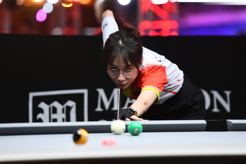 Giải billiards Hanoi Open Pool Championship 2024 diễn ra tại Cung điền kinh trong nhà Mỹ Đình, Hà Nội. Ảnh: Minh Dương