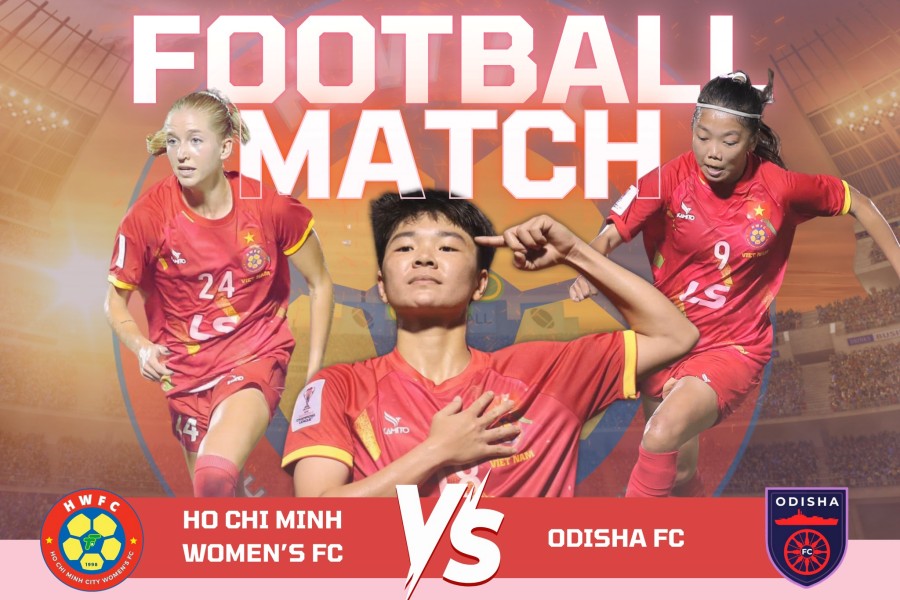 Ho Chi Minh City Women's Football Club plays its second match in the 2024-2025 AFC Champions League. Photo: Ho Chi Minh City Club