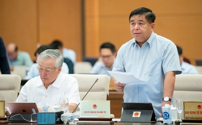 Minister of Planning and Investment Nguyen Chi Dung said that in 2025, the Government aims for GDP growth of about 6.5-7%. Photo: Pham Thang