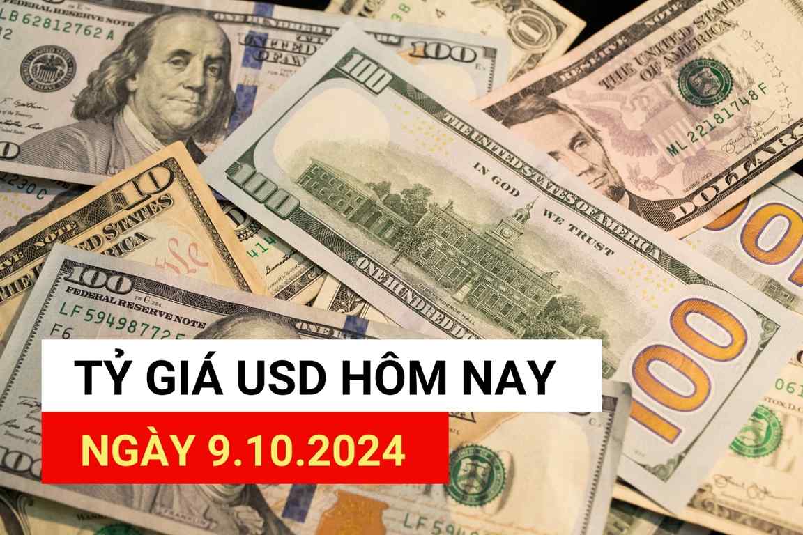 USD exchange rate today 10/9/2024.
