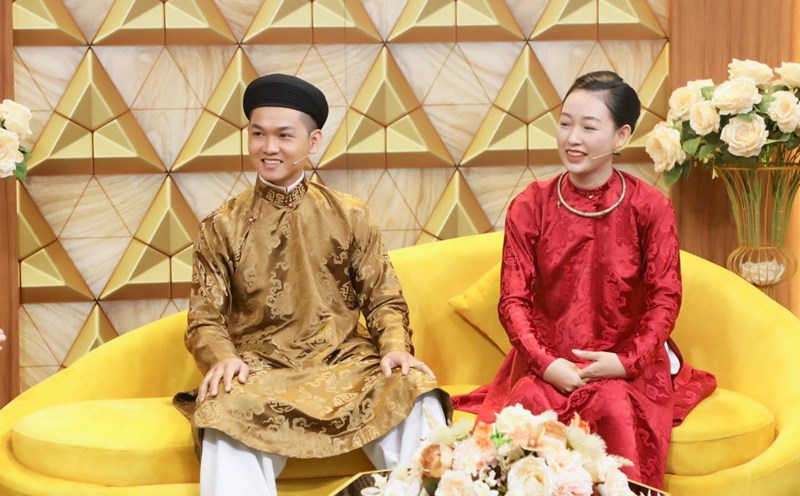 Young couple at the program "Husband and Wife Harmony". Photo: Producer