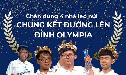 Chân dung 4 nhà leo núi Chung kết Đường lên đỉnh Olympia