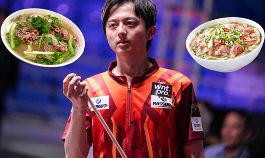 Cơ thủ Ko Ping Chung thích phở bò Việt Nam. Ảnh: HNOP