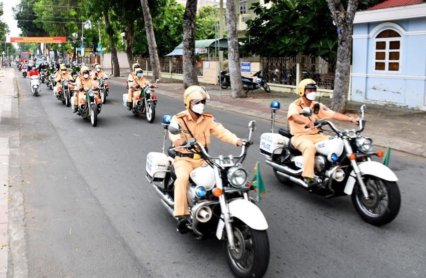 According to the Traffic Police Department, work plans are confidential or internal documents within the force. Photo: VGP