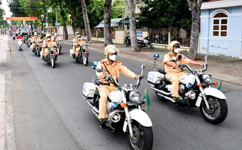 According to the Traffic Police Department, work plans are confidential or internal documents within the force. Photo: VGP