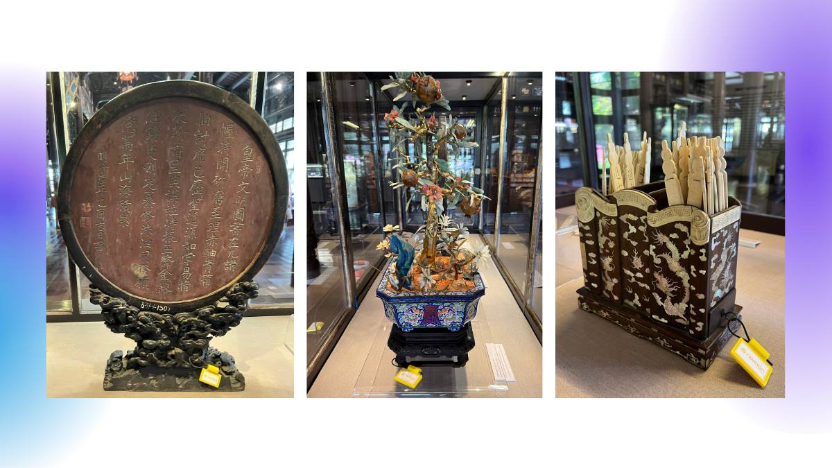 Nhiều cổ vật triều Nguyễn đã được gắn chip định danh Nomion, giúp khách thăm quan có thêm cơ hội để trải nghiệm trên không gian metaverse. Ảnh: Đức Thịnh