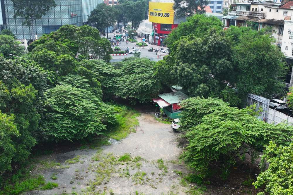  Ben trong du an cung chi la mot bai dat trong, bao boc boi hang rao ton thanh noi de xe. Nam 2015, TPHCM da co quyet dinh thanh tra lam ro nguyen nhan, trach nhiem cua cac don vi lien quan den viec cham trien khai du an.