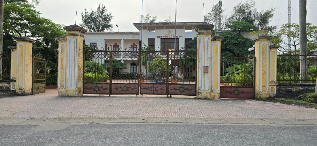 Vu Thang commune (Kien Xuong district, Thai Binh province) merged with Vu Hoa and Vu Binh communes to form the new commune Hong Vu. Photo: Trung Du