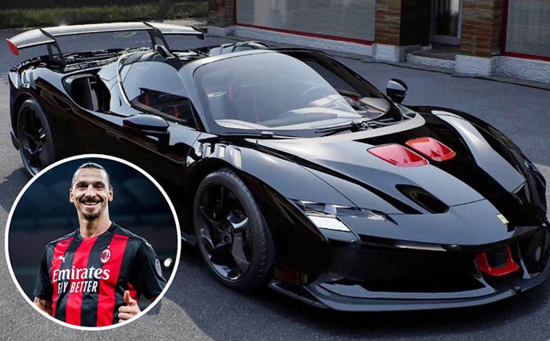 Ibrahimovic's new Ferrari SF90 XX Spider supercar is limited to just 599 units. Photo: IGNV