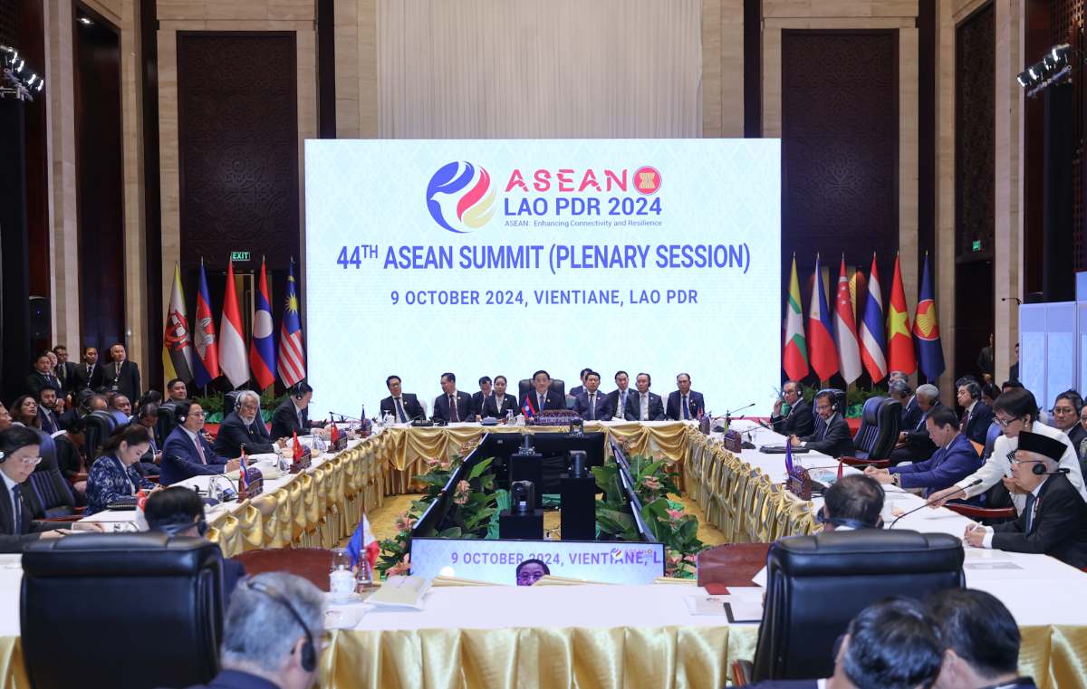 Lanh dao cac nuoc ASEAN va cac dai bieu tai Hoi nghi. Anh: VGP