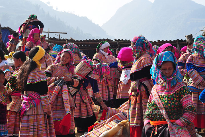 Bac Ha market, Lao Cai. Photo: Bao Nguyen