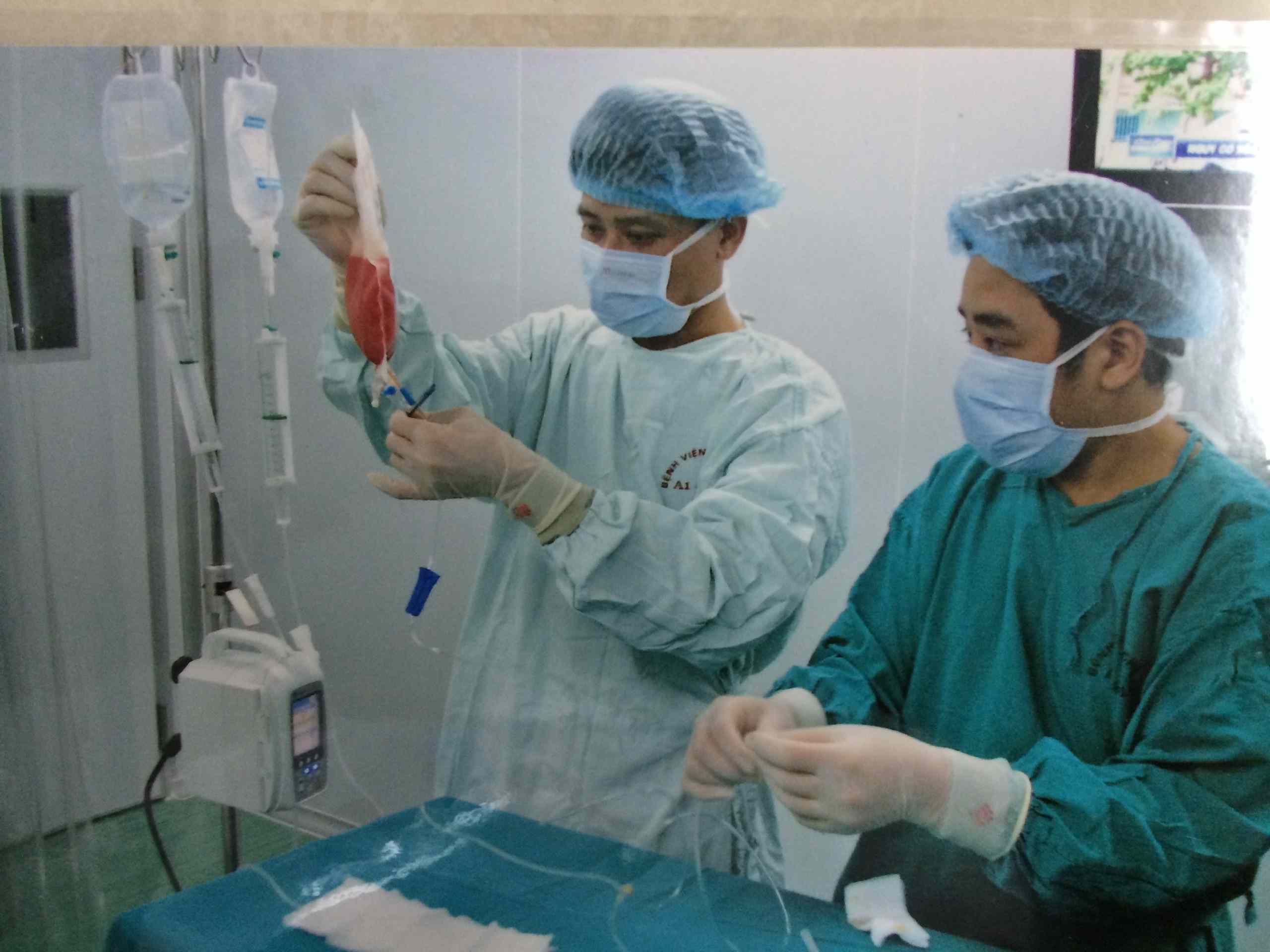 Allogeneic stem cell transplantation is an opportunity for patients with serious illnesses. Photo: Thuy Duong