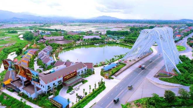 Establishment of Dong Trieu city, Quang Ninh province on the basis of the entire natural area of ​​395.95 km2 of Dong Trieu town. Photo: Dong Trieu town information portal.