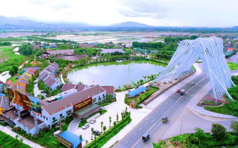 Establishment of Dong Trieu city, Quang Ninh province on the basis of the entire natural area of 395.95 km2 of Dong Trieu town. Photo: Dong Trieu town information portal.