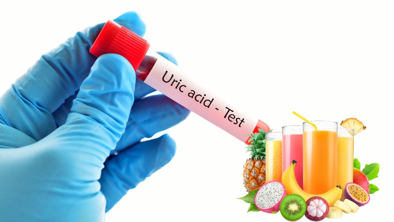 Nước ép nếu sử dụng không đúng cách sẽ làm tăng axit uric trong cơ thể. Ảnh ghép: HƯƠNG SƠN 