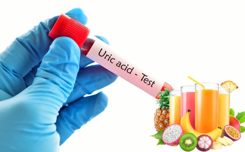 Juice, if used incorrectly, will increase uric acid in the body. Photo: HUONG SON