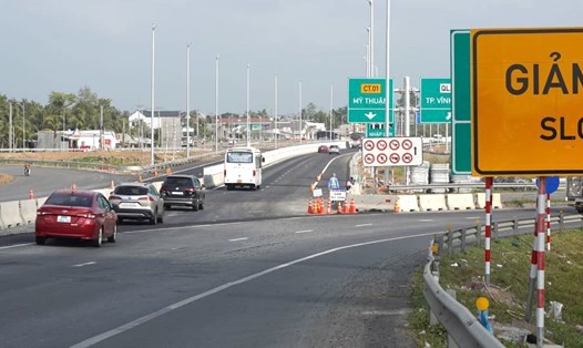 Điều chỉnh chủ trương đầu tư xây dựng đường cao tốc Mỹ Thuận - Cần Thơ. Ảnh: Tạ Quang