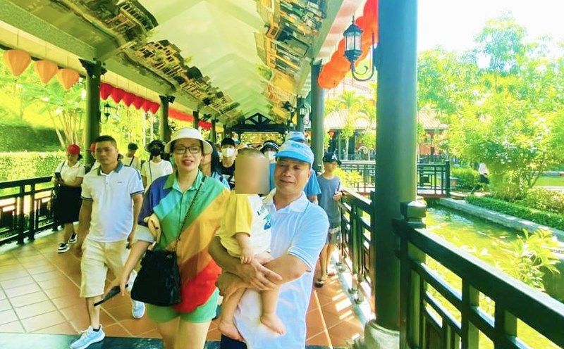 Mao Khe Coal Company organized a 2024 tour and vacation program for workers' families. Photo: TKV Trade Union