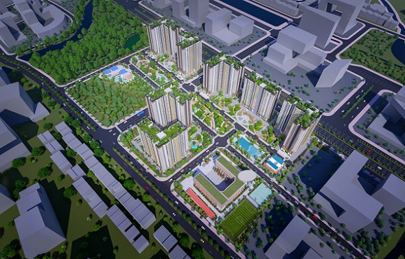 Phối cảnh dự án Năm Bảy Bảy 3 của CII. Ảnh minh họa: CII