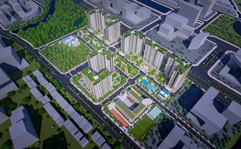 Phối cảnh dự án Năm Bảy Bảy 3 của CII. Ảnh minh họa: CII